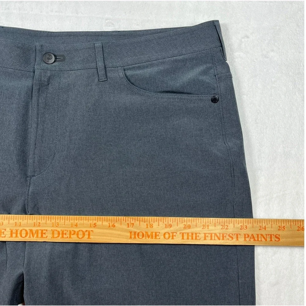 Public Rec Workday Pants Mens 38x32 Grey Straight Leg Stretch Performance Chino